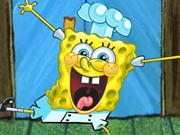 بقعة اكل بيتزا سبونج بوب