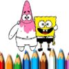 bts sponge bob coloring
