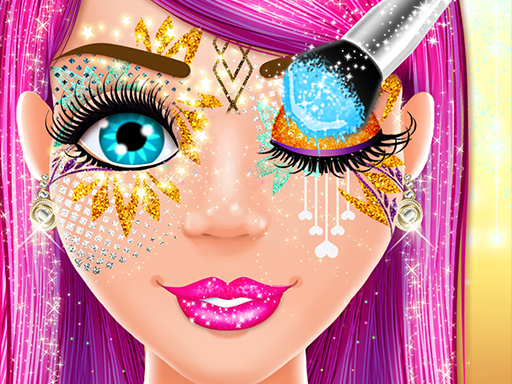 صالون طلاء الوجه لحفلات أعياد الميلاد