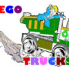 lego trucks coloring