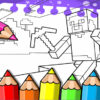 minecraft coloring book