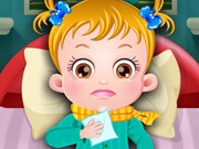 الطفلة هازل تصاب بالمرض