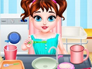 كنس الطفل تايلور الصباحية